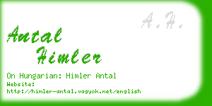 antal himler business card